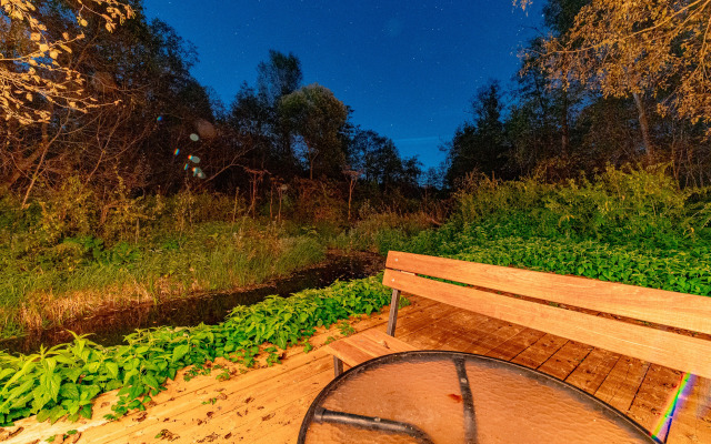 Частный Дом Барнхаус №1 с дровяной баней и горячей купелью, на 7 госте