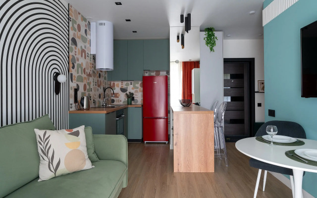 Апартаменты Дизайнерские Real с одной спальней