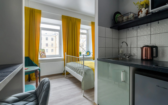 Studiya Martovskiy zayats na Borovoy Apartments