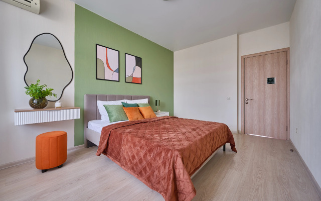 Квартира Дизaйнeрскaя Двушкa с Видoм на Стадион Kрaснoдaр