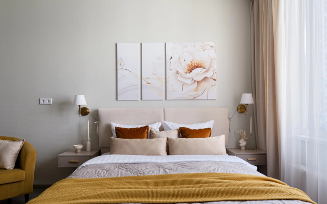 Квартира Делюкс ModernaFlats в современном апарт комплексе у метро Купчино