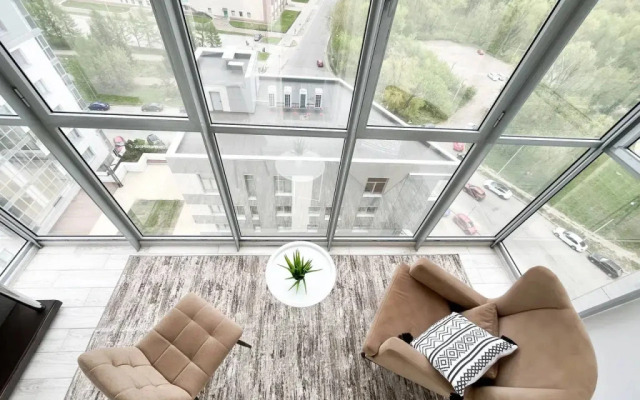 Dizain s vidom na Chashu i naberezhnuyu Apartments