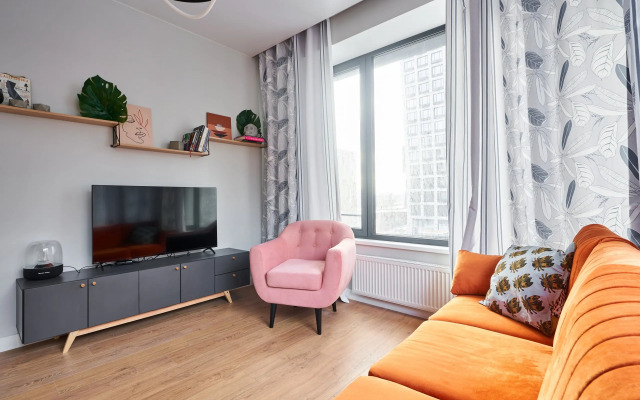 Квартира с двумя спальнями Новоданиловская 8