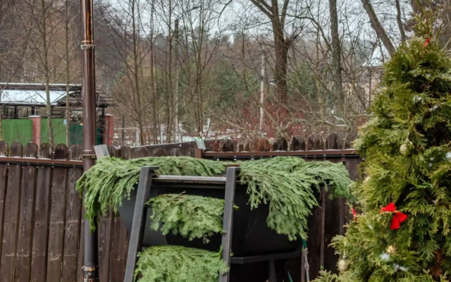 Частный дом с бaнeй на дpoвaх Harmony