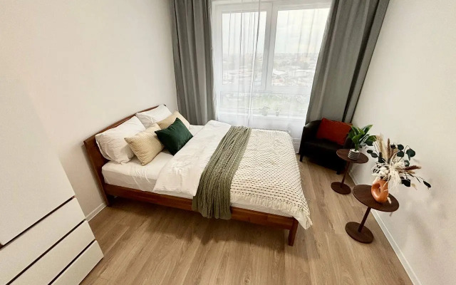 Квартира Просторная однокомнатная для 4х гостей