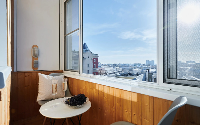 GM Trekhkomnatnye s vidom na Tverskuyu Apartments