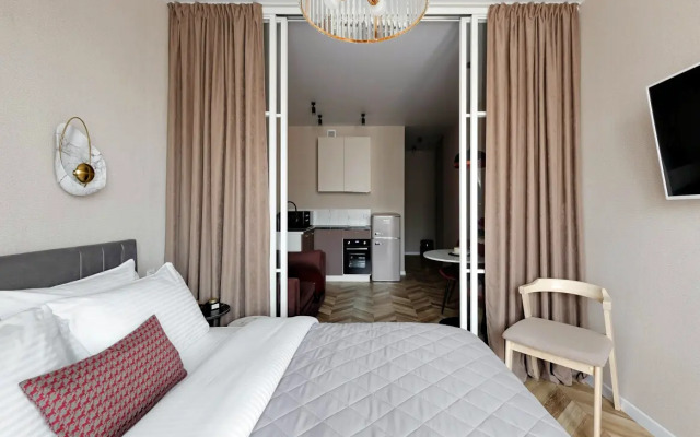 Studiya Bordo Flat in Abrikosovo residential complex