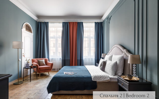 Апартаменты Minin Apartments у Эрмитажа 220 кв.м.