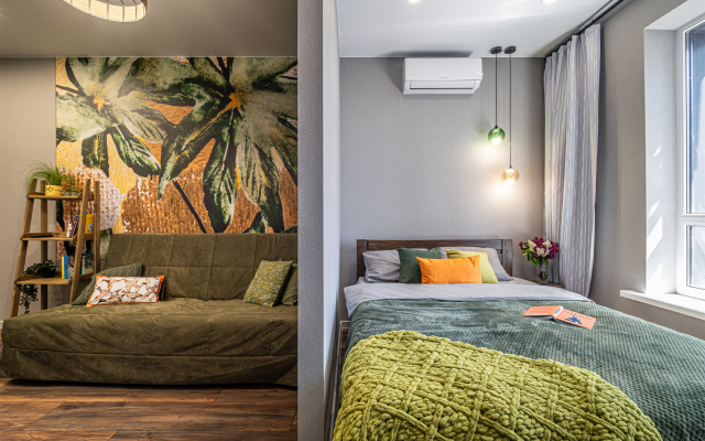 Квартира с уникальным дизайном и творческой концепцией