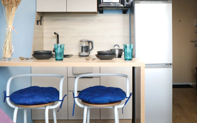 Апартаменты Уютная студия с панорамным окном