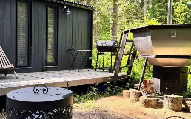 Бунгало С террасой и чаном