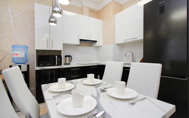 Dvukhkomnatnye S Dizaynerskim Remontom V Zhk Shakhristan Apartments