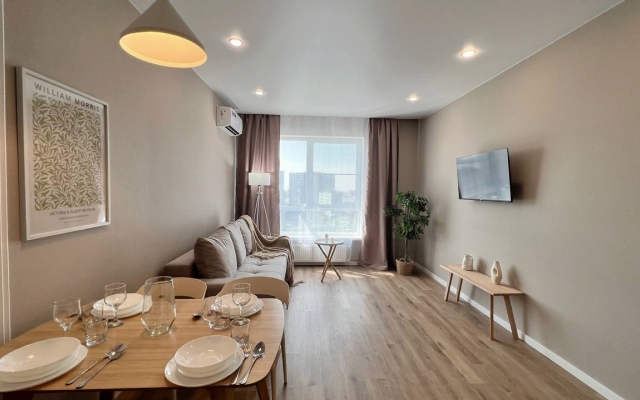 Квартира Green FOX в современном ЖК рядом с рекой