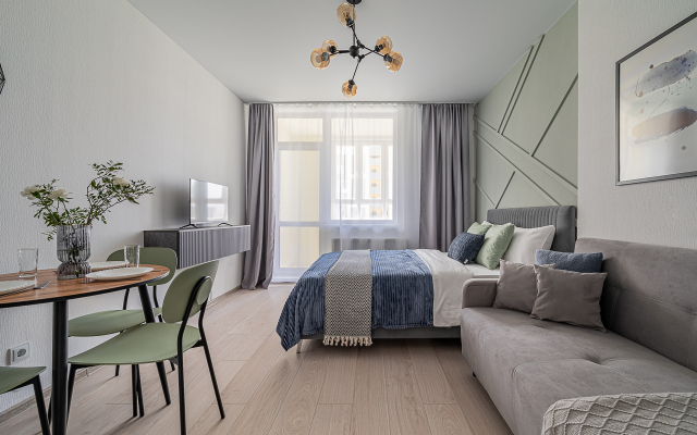 Квартира-студия на 22 этаже