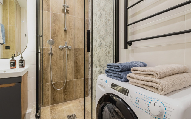 Апартаменты Дизайнерская Студия с Видом на Город на Заречной