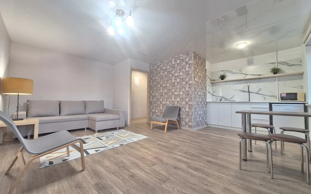 Stilnaya dvukhkomnatnaya Kvartira ryadom s Tsentr Apartments