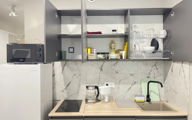 Апартаменты RemiAparts дизайнерская студия с ванной для 3-х гостей