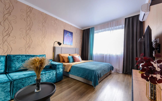 Квартира с панорамным видом на город рядом с парком Галицкого. Сеть Мята