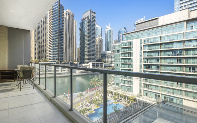 Апартаменты Stunning 1 BR at Al Majara Dubai Marina