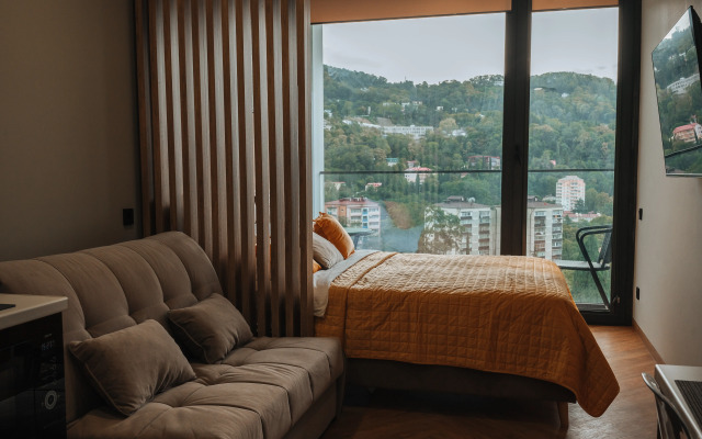 V Sochi Tsentr Khosty S Vidom na More AK Gorka Apartments