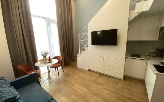 Апартаменты Уютная студия 5 минут от моря