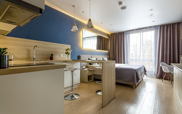 Апартаменты Петербург у вас в кармане: студия в Yes на Марата с видом на город