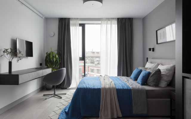 Апартаменты Светлая Студия с Проектором