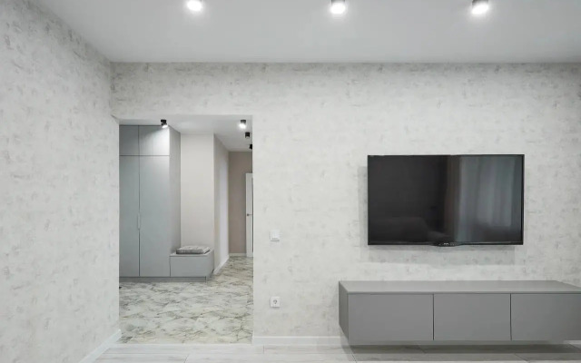 Reverie Gray Svetlye i Prostornye Apartment