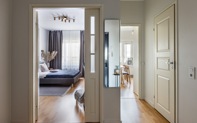 Квартира Сканди однокомнатные Piter Apartments с кондиционером