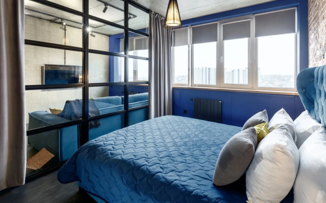 Апартаменты Дом у Дона Студия Лофт на 19 этаже с видом на ДОН