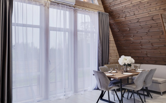 Частный дом С баней и террасой