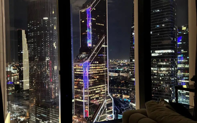 Sky Moscow City s shikarnim vidom na vse bashni Moskva city Apartments