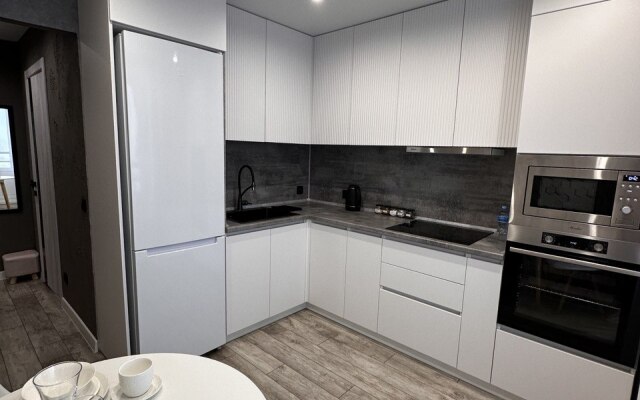 1-к. квартира на Базарной площади с видом на пруд, 30 м², 22 этаж