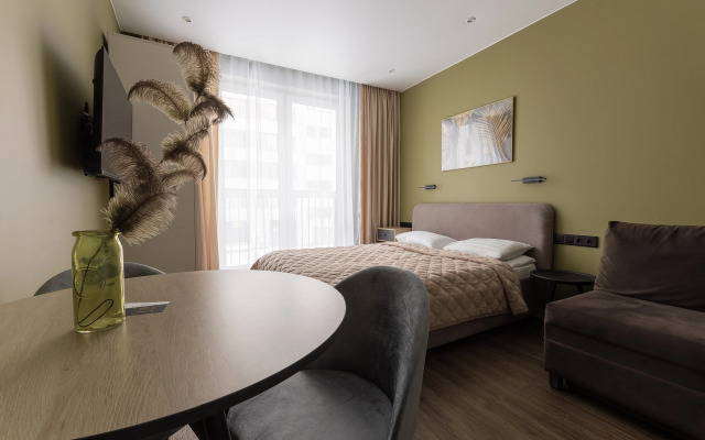 Квартира New Horizon STAY с авторским интерьером в престижном жилом комплексе рядом с Московским вокзалом