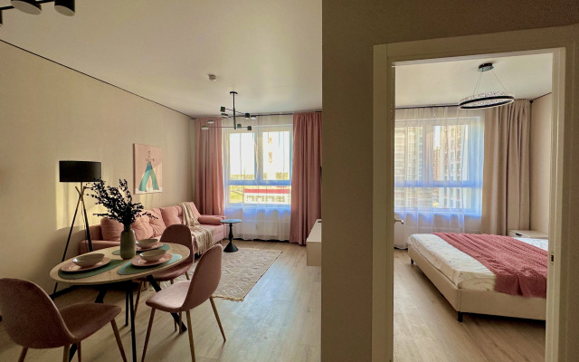 Stilnaya kvartira u metro Nekrasovka Apartments