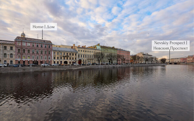 Апартаменты Minin Apartments с видом на Фонтанку 130 кв.м.