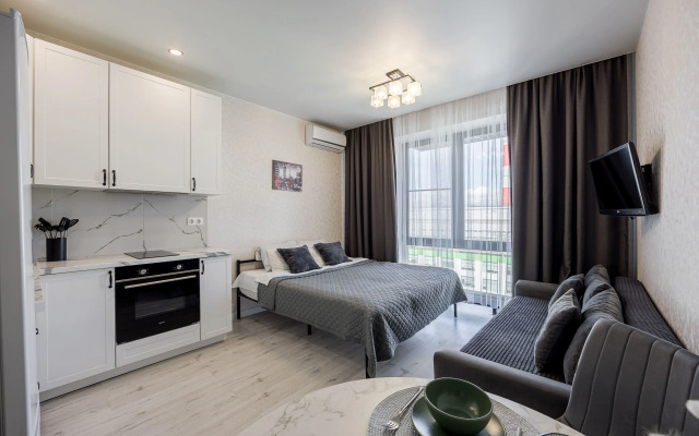 Апартаменты с видом на город в ЖК Метрополия