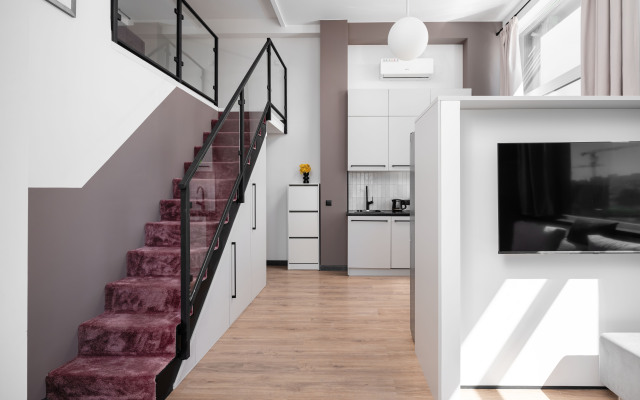 Kak doma Dizaynerskiy Loft U Metro Nagornaya Apartments