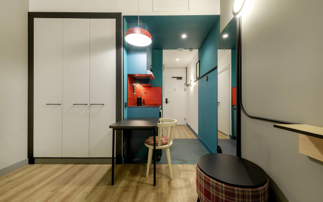 Апартаменты VEDA Aparts  в DOMINA Пулково с раздельными кроватями