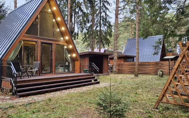 Частный дом светлый А-фрейм