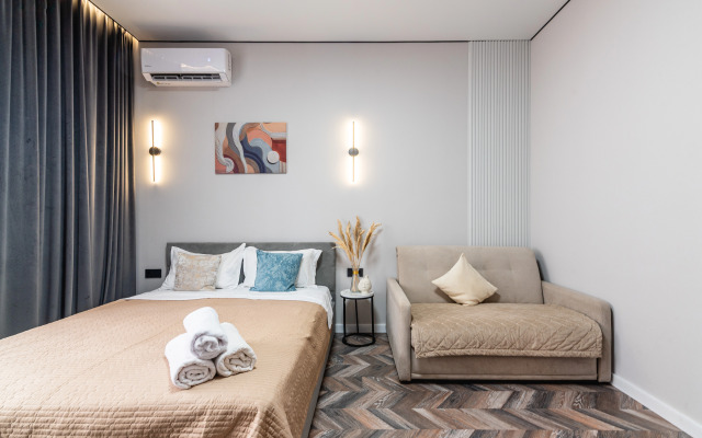 Апартаменты Студия Bounty рядом с ТРЦ Мега Парк (197)