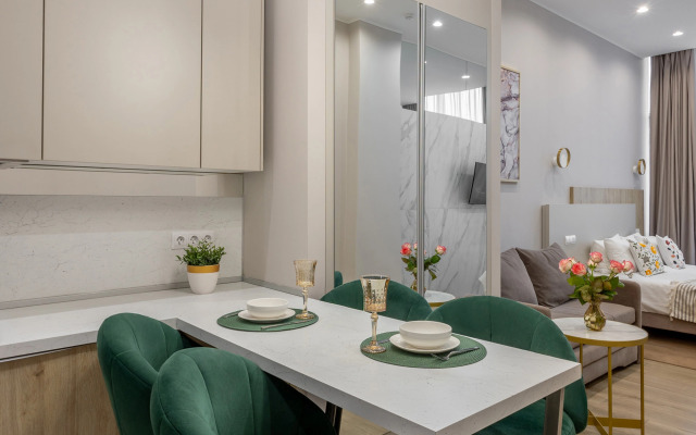 Апартаменты Mirror с видом на Навагинскую