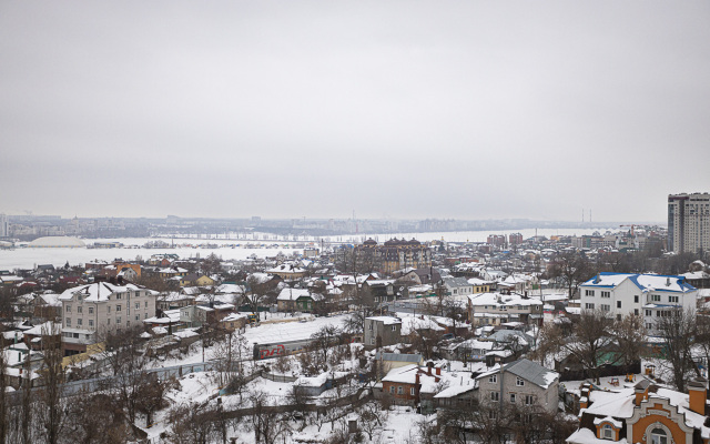 Уютная студия с видом на город