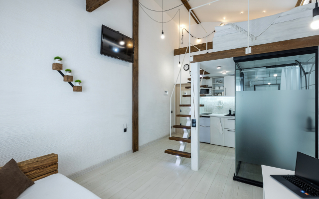 Loft 1 Dvukhurovnevye Na Gruzinskoy Ulitse 41a Apartments