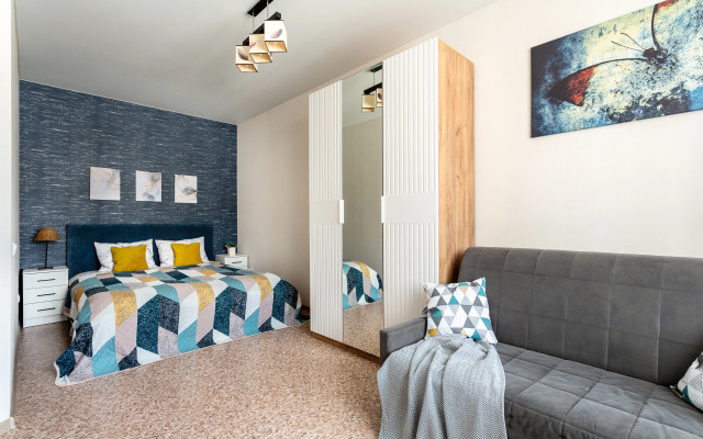 Квартира уютная 1-комнатная, 40 м²