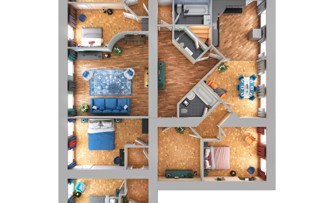 Апартаменты Minin Apartments у Эрмитажа 220 кв.м.