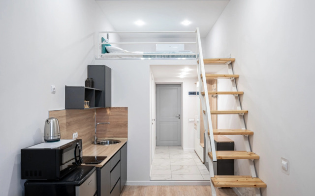 Апартаменты Двухуровневая Студия на Коломенской