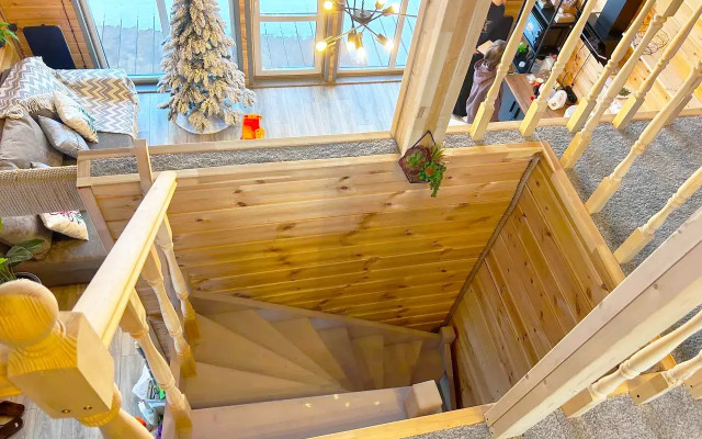 Частный дом с Баней Барн Хаус в стиле Лофт-Бохо