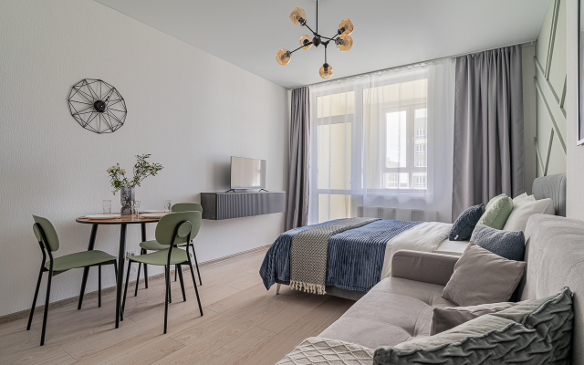 Квартира-студия на 22 этаже