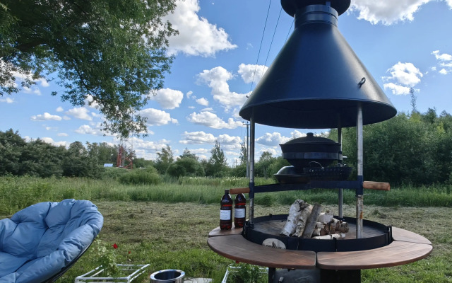 Частный дом с зоной Барбекю